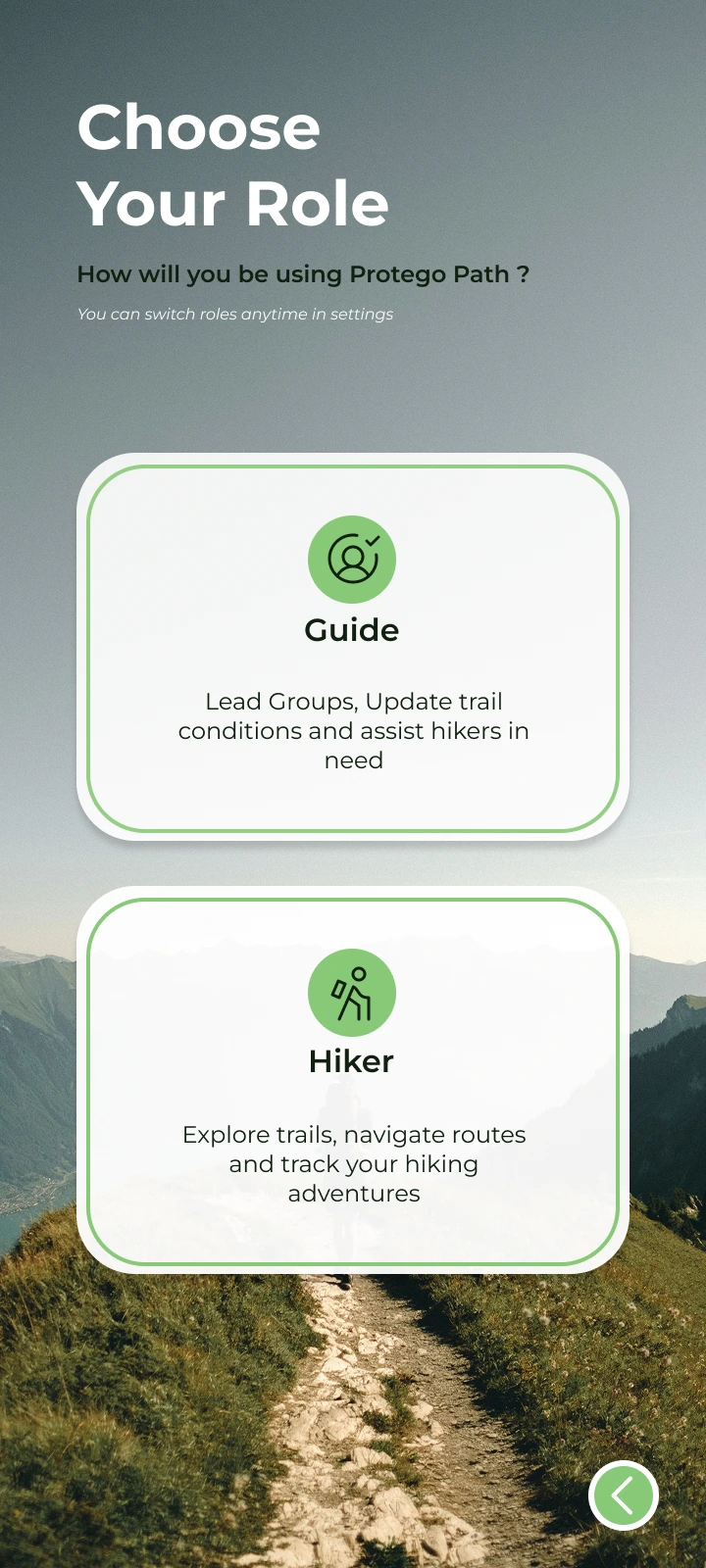 App interface screen 2