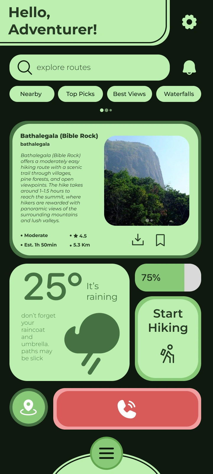 App interface screen 3